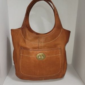 Coach Legacy Ergo Whiskey Vachetta Leather XL 11011